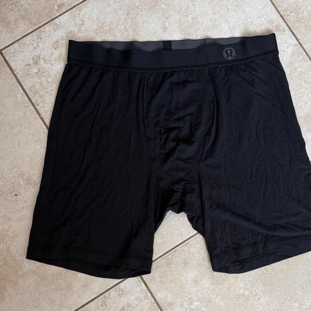 lululemon athletica Men's Classic Black Boxer Briefs